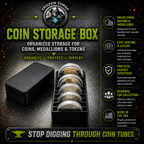 Silver storage box container - storage, box/container