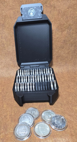 Bullion coin storage - case, for