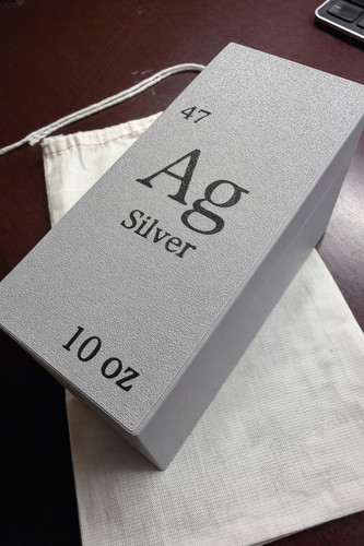 Printed silver storage - 3d, box