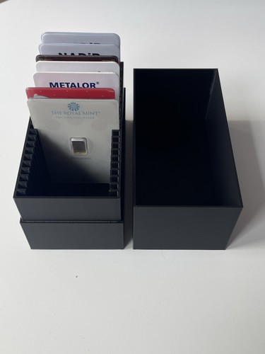 Printed black storage box - 3d,