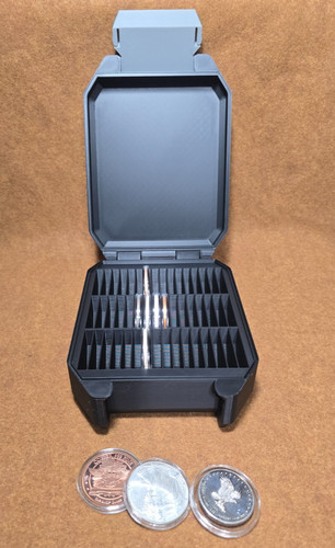 Coin bullion storage case for - coin/bullion,