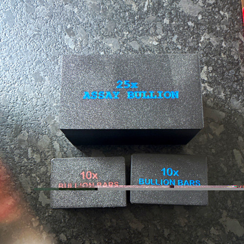 Plastic bullion storage boxes - plastic,